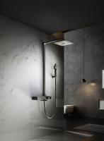 Душевая стойка Inspire VSFS-3I13TMB термостатическая с изливом, черный Vincea фото в интернет-магазине Русалия