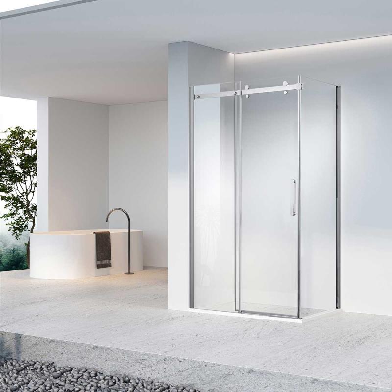 Душевой уголок Como-N VSR-4CN9013CL, 1300*900, хром, стекло прозрачное Vincea