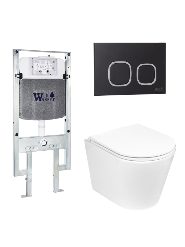 Комплект AMBERG 497 ST + SALZBACH 043 GL-WT + AMBERG RD-BL WeltWasser