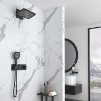 Душевой комплект VSFW-422TI4MB встраиваемый, термостатический, двухрежимный, черный Vincea фото в интернет-магазине Русалия