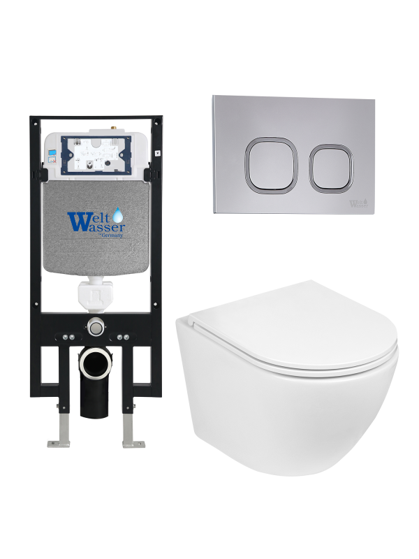 Комплект AMBERG 497 + MERZBACH 043 GL-WT + AMBERG RD-CR WeltWasser