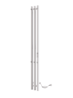 Полотенцесушитель электрический Style 3 (electro) 120/13 (скр.монтаж, унив.подкл.R/L, Белый матовый) INDIGO  LSE120-13WMRt фото в интернет-магазине Русалия