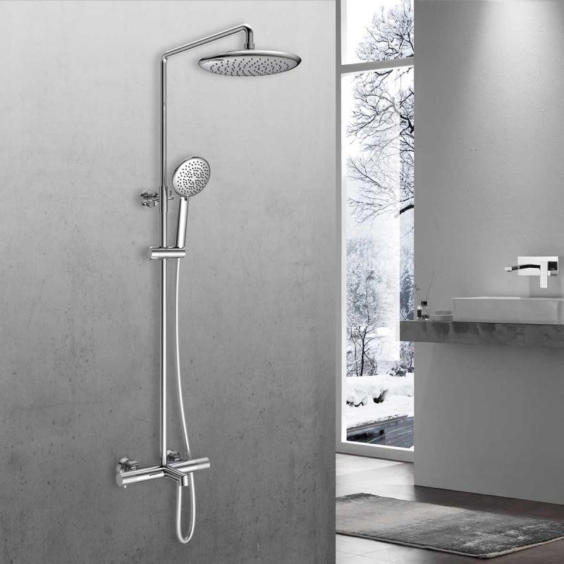 Душевая стойка Desire VSFS-1D1TCH термостатическая, хром Vincea