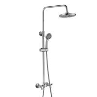 Смеситель Rossinka Q для душа с регулируемой высотой штанги и лейкой Тропический дождь (Q02-45) фото в интернет-магазине Русалия Смеситель Rossinka Q для душа с регулируемой высотой штанги и лейкой Тропический дождь (Q02-45) фото в интернет-магазине Русалия