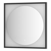 Зеркало  в багетной раме с LED-подсветкой настенное ECLIPSE DEFESTO 70x70 см, DF 2222S фото в интернет-магазине Русалия