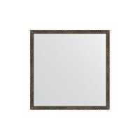 Зеркало настенное EVOFORM в багетной раме витая бронза, 58х58 см, BY 0772 фото в интернет-магазине Русалия