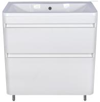 Комплект мебели Атлантика 80 Люкс напольная, белый антискрейч Style Line фото в интернет-магазине Русалия