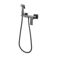 Гигиенический душ со смесителем Haiba оружейная сталь (HB5517-3) фото в интернет-магазине Русалия