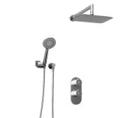A16031 Thermo Встраиваемый комплект для душа с верхней душевой насадкой и лейкой Wasserkraft фото в интернет-магазине Русалия