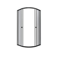 Душевой уголок "Альфа-Блэк" 80х80, 1/4 круга (1 место) Щ0000077856 Triton фото в интернет-магазине Русалия