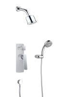 Душевая система Timo Helmi скр.монтажа, 2-х режимная (SX-4059/00-16SM (2100) chrome/white) фото в интернет-магазине Русалия