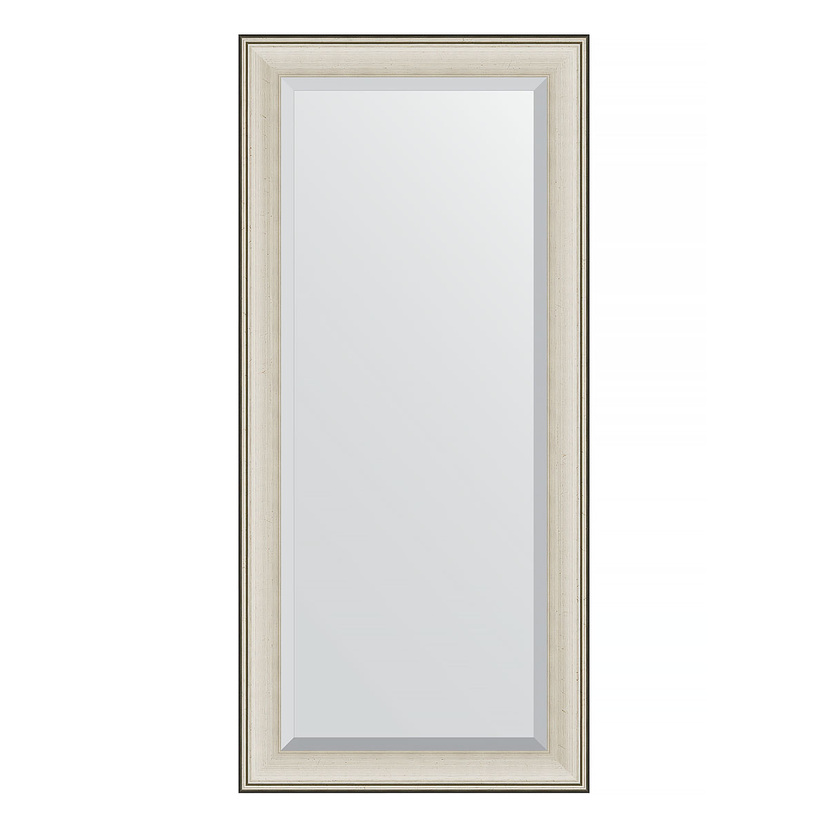 Зеркало настенное с фацетом EVOFORM в багетной раме травленое серебро,78х168 см, BY 1306