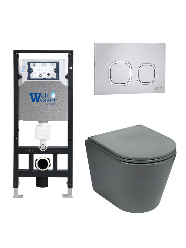 Комплект AMBERG 506 + SALZBACH 043 MT-GR + AMBERG RD-MT CR WeltWasser