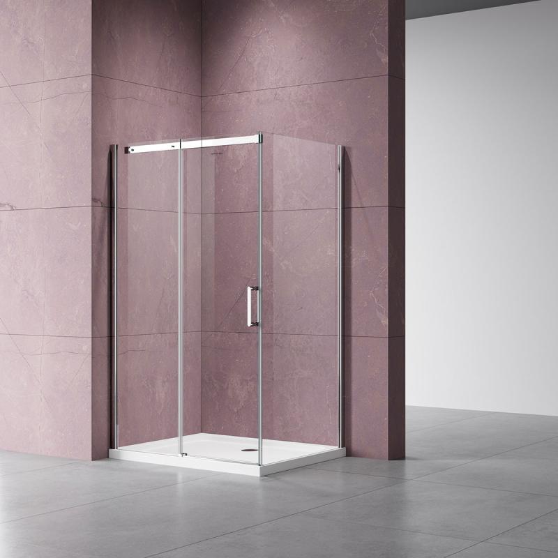 Душевой уголок Dice VSR-4D1012CL, 1200*1000, хром, стекло прозрачное Vincea