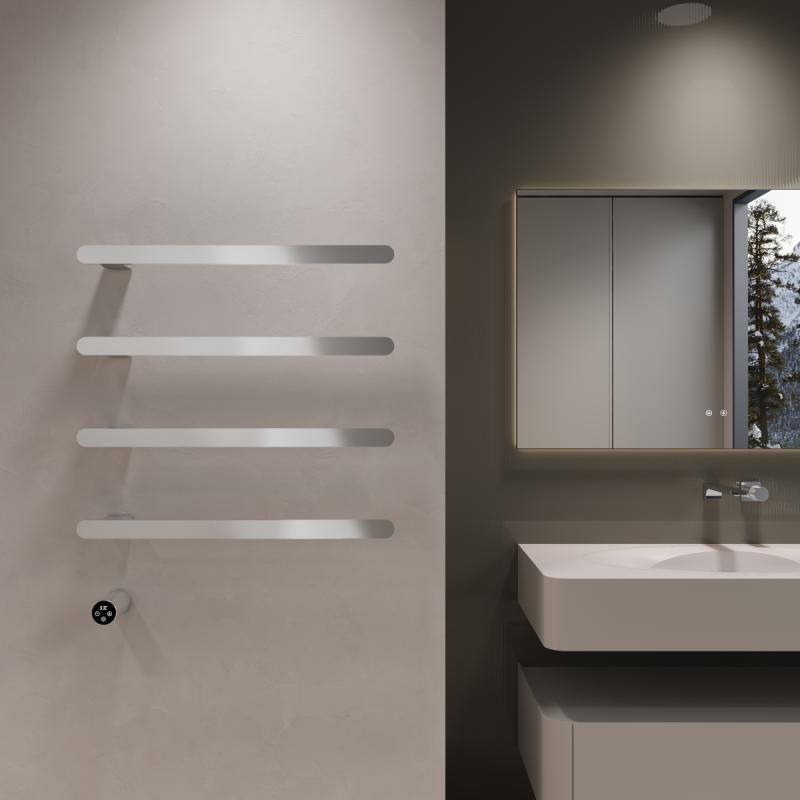 Полотенцесушитель электрический Vincea VTD-2H2CH, хром, таймер