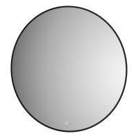 Зеркало с окантовкой и LED-подсветкой настенное AURA DEFESTO Ø90 см, DF 2986S фото в интернет-магазине Русалия