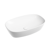 Умывальник чаша накладная овальная (цвет Белый Матовый) Element 600*380*138мм CN6049MW Ceramica Nova фото в интернет-магазине Русалия