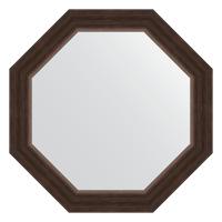 Зеркало настенное Octagon EVOFORM в багетной раме палисандр, 56х56 см, BY 3987 фото в интернет-магазине Русалия
