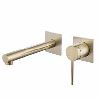 Смеситель ABBER Emotion AF8812G для раковины скрытого монтажа, золото матовое фото в интернет-магазине Русалия