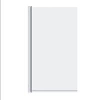 DX35WBS-D080-140MT Душ.шторка на борт ванны,стекло поворотное 6*800*1400мм,стекло прозр,проф анод Am.Pm фото в интернет-магазине Русалия