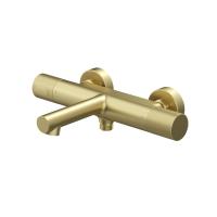 Смеситель для ванны с термостатом IDDIS Duna без аксессуаров, матовое золото (DUNMG02i74WA) фото в интернет-магазине Русалия