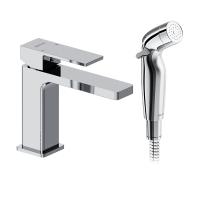 530300000 Gala смеситель для умывальника с гигиеническим душем, хром Damixa фото в интернет-магазине Русалия