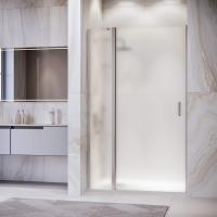 Душевая дверь RGW LE-004 1300, стекло матовое-сатинат, профиль хром фото в интернет-магазине Русалия