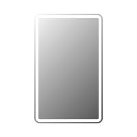 Зеркало с встроенным светильником и кнопочным выключателем SPC-MAR-500-800-LED-BTN, 12W, 220-240V, 500x30x800 BelBagno фото в интернет-магазине Русалия