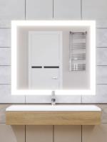 Зеркало для ванной с подсветкой Uperwood Barsa 90х80 см, прямоугольное, сенсор/антизапотевание 2930205445 фото в интернет-магазине Русалия