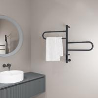 Полотенцесушитель электрический Vincea VTD-1R1CGE 44x60, графит, таймер фото в интернет-магазине Русалия