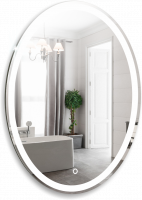 Зеркало AZARIO Италия  570х770 LED-подсветка с диммером, сенсорный выключатель (ФР-00000846) фото в интернет-магазине Русалия