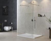 Душевая перегородка CEZARES LIBERTA-L-2-140-120-C-Cr прозрачное, профиль хром фото в интернет-магазине Русалия