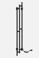 Полотенцесушитель электрический Sky PRO (electro) 150/17 (таймер, скрытый провод справа, Черный муар) INDIGO LSKPRE150-17BRRt фото в интернет-магазине Русалия