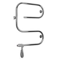 Электрический полотенцесушитель E-образный 500х650 хром DMT 105-25 50x65 EK L Domoterm фото в интернет-магазине Русалия