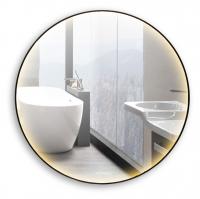 Зеркало AZARIO Valencia D600 с подсветкой, сенсорный выключатель с функцией диммера, смена цвета, алюминиевая рамка (AZ-Z-126ALM) фото в интернет-магазине Русалия