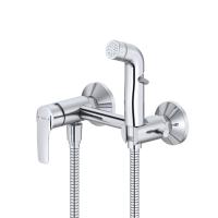 Смеситель с гигиеническим душем, глянцевый хром, Ray, IDDIS, RAYSB00i08 фото в интернет-магазине Русалия