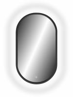 Зеркало с подсветкой Prime Black 450х800 ореольная подсветка ЗЛП2199 Continent фото в интернет-магазине Русалия