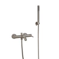 Смеситель для ванны FILARETE Roun FL2120NK, никель фото в интернет-магазине Русалия