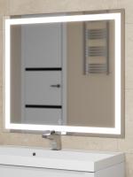 Зеркало для ванной с подсветкой Uperwood Tanos 90х80 см, прямоугольное, сенсор/антизапотевание/без рамы 291020223 фото в интернет-магазине Русалия