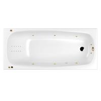 Гидромассажная ванна WHITECROSS Layla 170x75 "SMART NANO" (золото) 0102.170075.100.SMARTNANO.GL фото в интернет-магазине Русалия