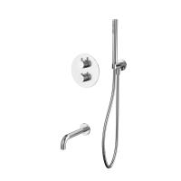 Термостатическая система для ванны скрытого монтажа WHITECROSS Y YSET10NIB (брашированный никель) фото в интернет-магазине Русалия