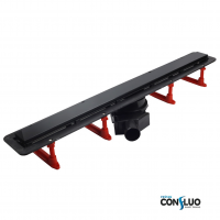 Душевой лоток Pestan 750 Frameless Line Black Glass (13701205) фото в интернет-магазине Русалия