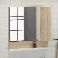 Зеркало-шкаф "Рига-80" дуб сонома 00004139024 Comforty фото в интернет-магазине Русалия