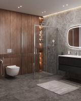 Душевой уголок CEZARES MOLVENO-AH-11-120/100-C-Cr-IV фото в интернет-магазине Русалия