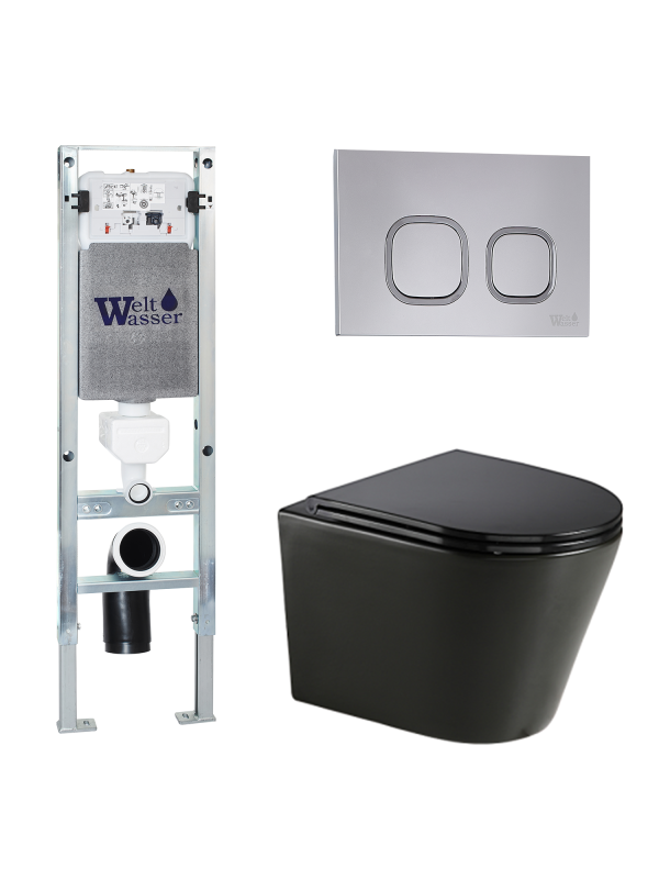 Комплект AMBERG 350 ST + SALZBACH 043 GL-BL + AMBERG RD-CR WeltWasser