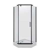 Душевой уголок "Дека-Блэк", 100х100, пятиуг., низ. подд. (3 места+сифонD90мм) Тритон Щ0000062933 фото в интернет-магазине Русалия