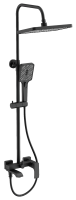 Душевая система BELZ черный (B24507-7) фото в интернет-магазине Русалия