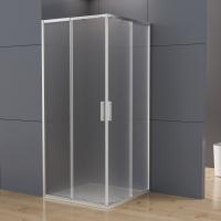 Душевой уголок Rapid-N VSS-3RN8090E10MT, (700-800)x(800-900), хром, стекло текстурное Vincea фото в интернет-магазине Русалия