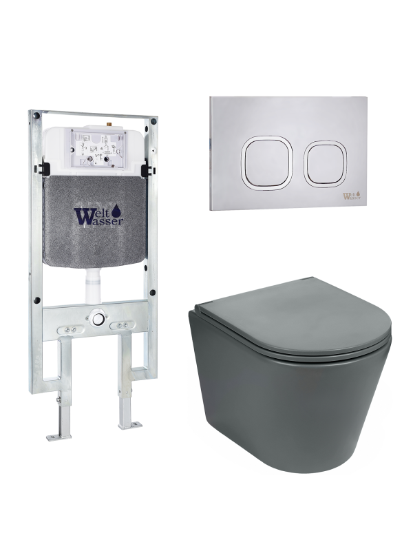 Комплект AMBERG 497 ST + SALZBACH 043 MT-GR + AMBERG RD-MT CR WeltWasser