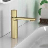 Смеситель для раковины Vogue VBF-4V3BG, брашированное золото Vincea фото в интернет-магазине Русалия